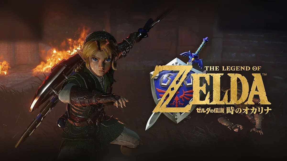 Tampilan visual terbaru Dark Link di remake Zelda Ocarina of Time untuk Nintendo Switch 2