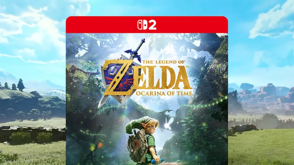 Tampilan pre-load Zelda Ocarina of Time Remake di Nintendo eShop Switch 2