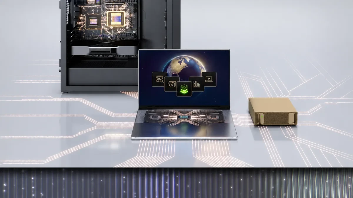 Sistem komputasi Nvidia DGX Spark dipamerkan di GTC Berlin