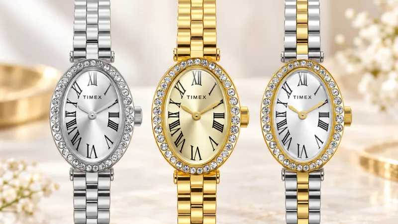 Timex Cavatina Rilis Tiga Varian Baru Berhias Kristal, Hadirkan Sasis Oval 19mm