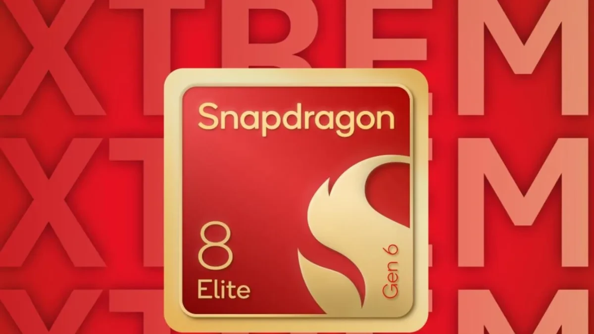 Ilustrasi cip prosesor Snapdragon dan arsitektur semikonduktor